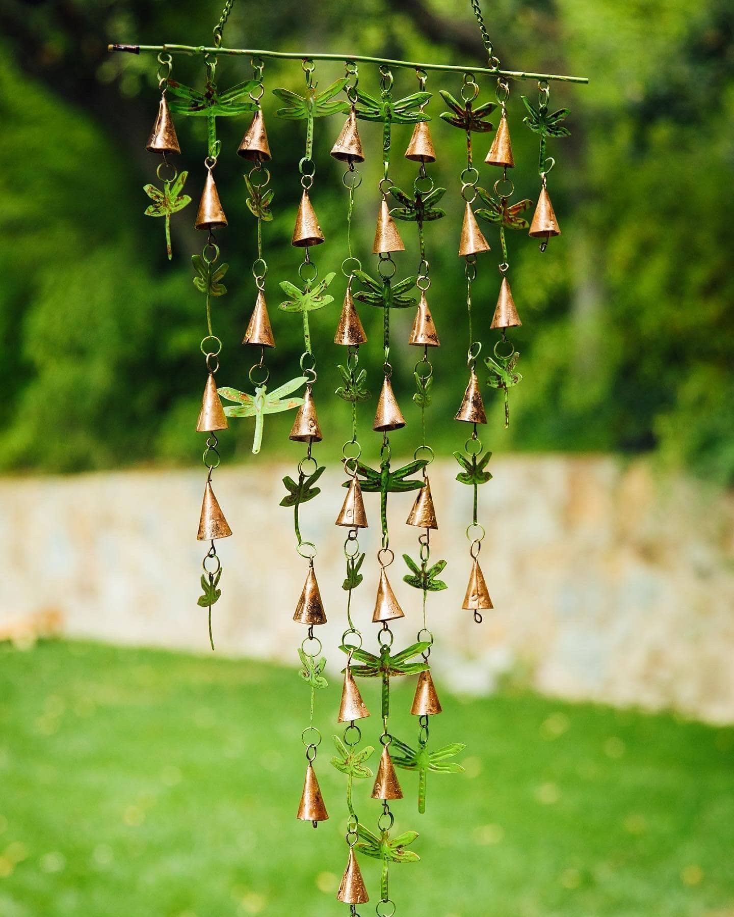 Shimmering Bells with Dragonflies