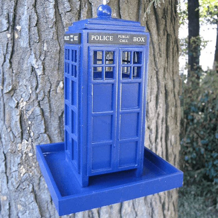 Happy Gardens - Tardis Bird Feeder