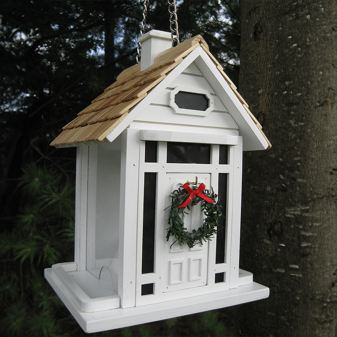 Happy Gardens - Christmas Cottage Bird Feeder