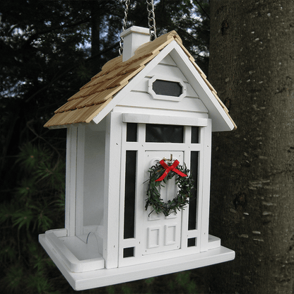 Happy Gardens - Christmas Cottage Bird Feeder