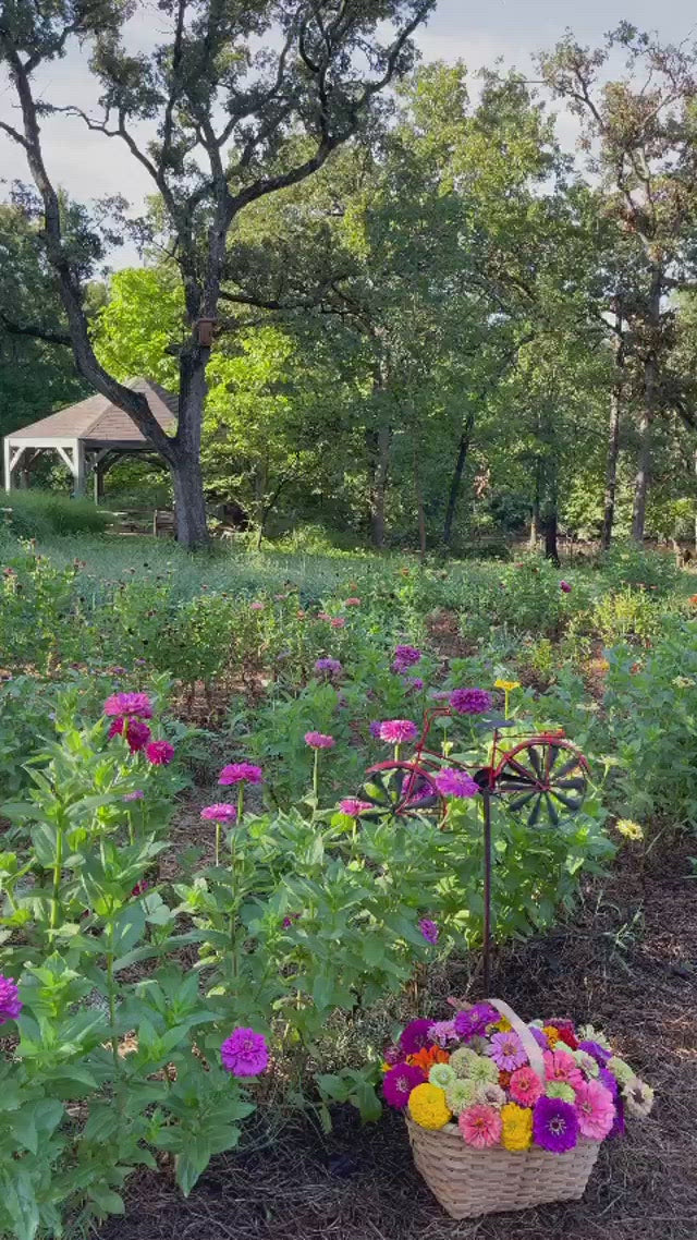 Bicycle Kinetic Art Windmill - Happy Gardens