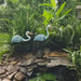 Happy Gardens - Heron Pair; 1 Standing and 1 Bowing 