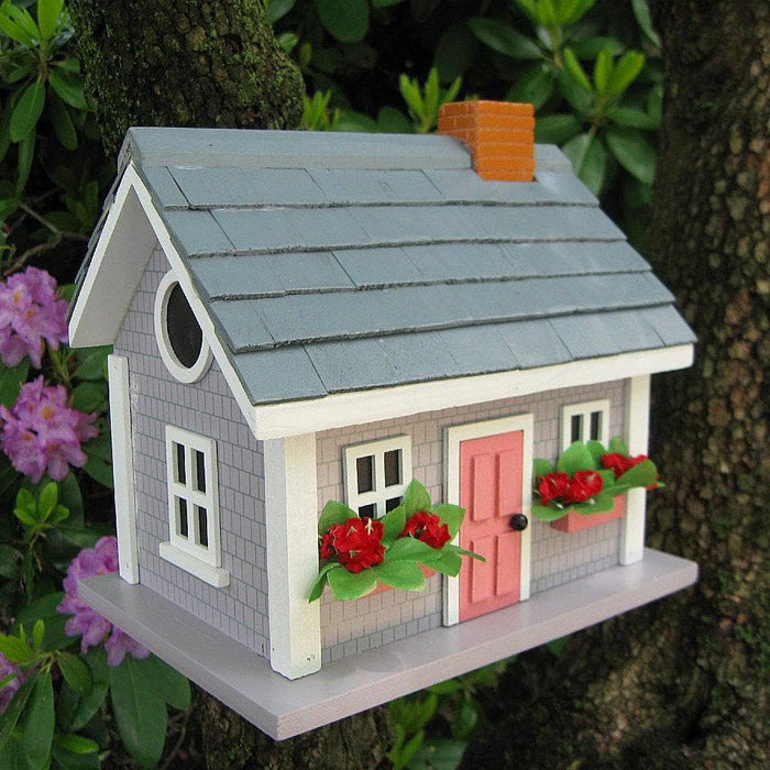 Martha's Vineyard Cottage Birdhouse - Happy Gardens