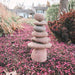 Happy Gardens - 7 Stone Cairn Garden Statue