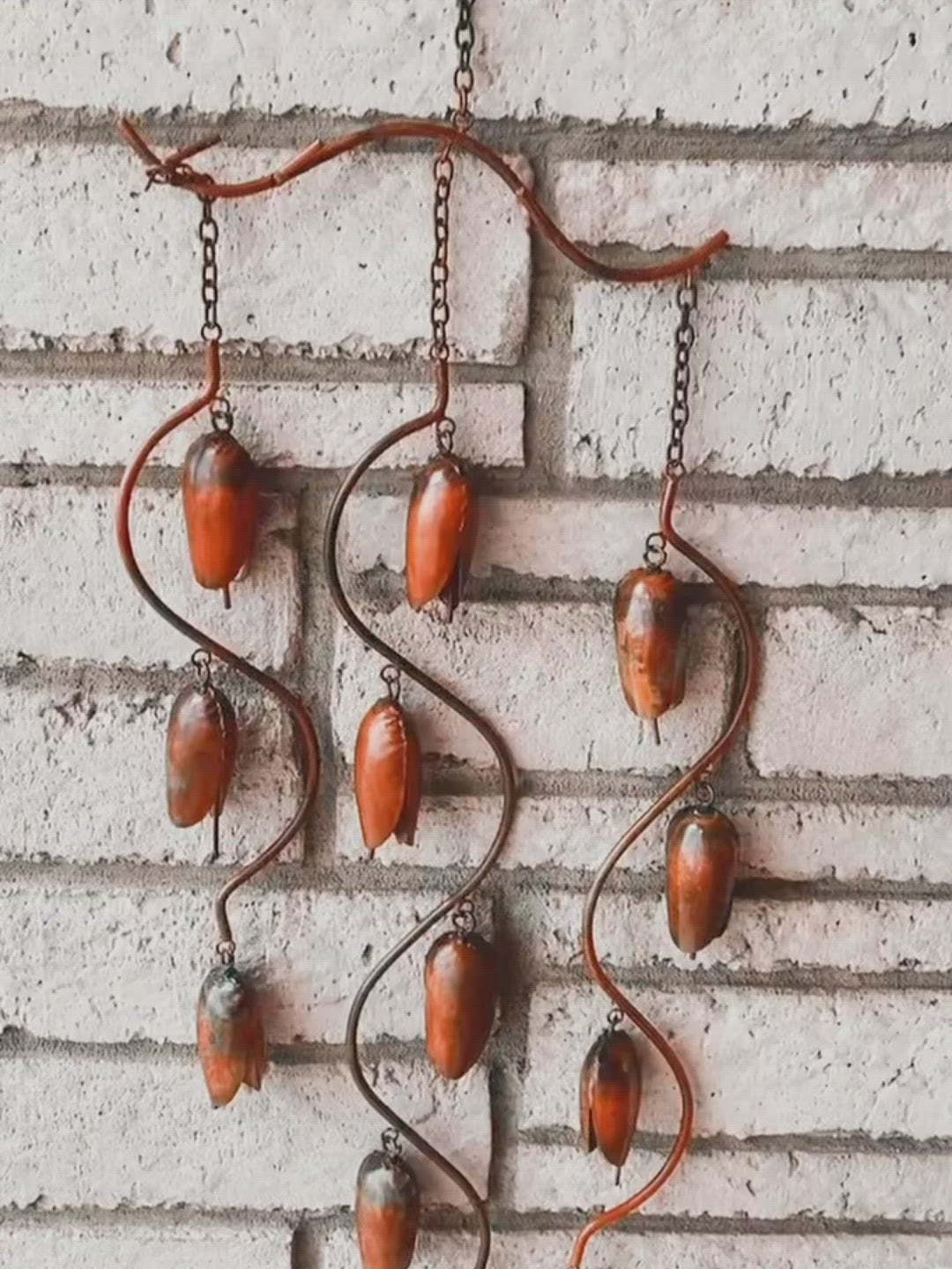 Happy Gardens - Triple Bell Spiral Wind Chime