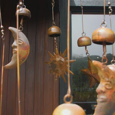 Sun, Moon, and Stars Mobile Celestial Art Home & Garden Décor Harmony Wind Chime