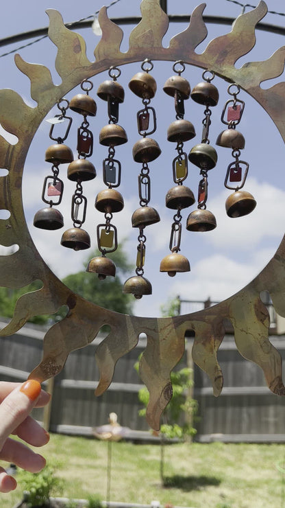 Sun w/Dangles Wind Chime