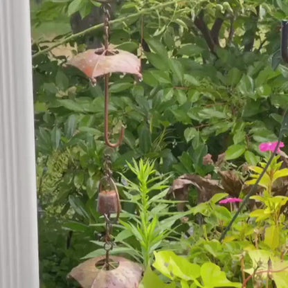Umbrella with Bells Ornament - Happy Gardens