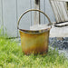 Oval With Handle Flamed Planter - Happy Gardens