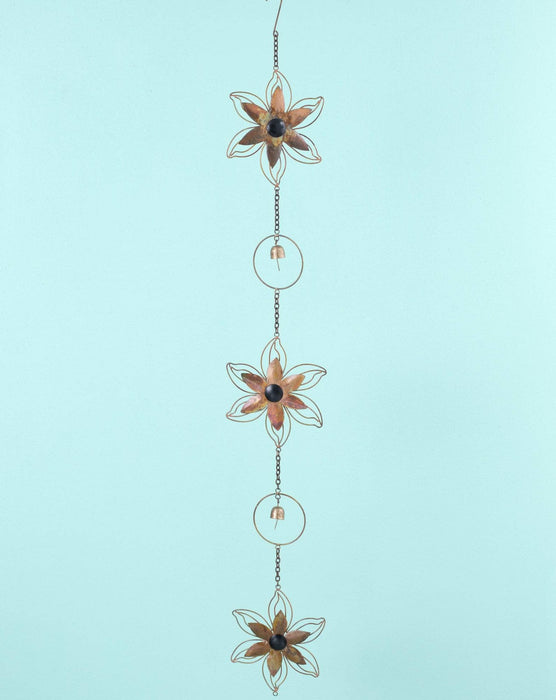 Open Petal Flower Hanging Ornament-Ornaments-Happy Gardens