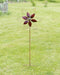 Open Petal Flower Spinner, Red, 22"-Spinners-Happy Gardens