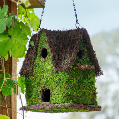 Chateau Moss Birdhouse - Happy Gardens