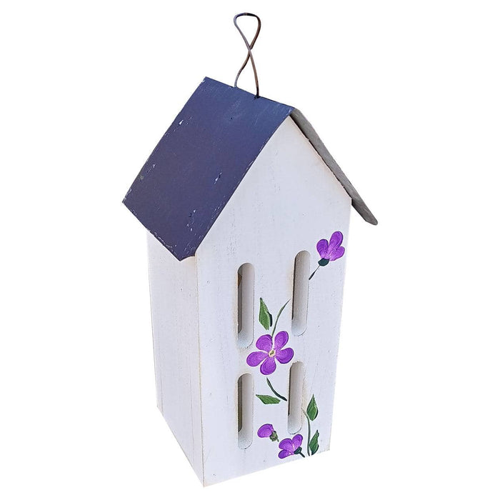 Butterfly House With Handpainted Flowers - Happy Gardens