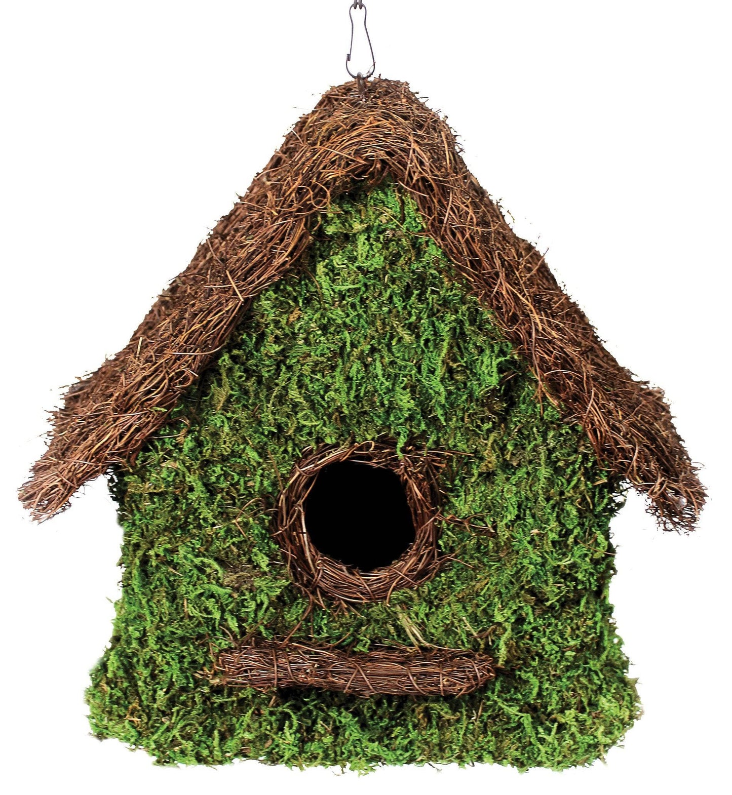 Woven Maison Moss Birdhouse - Happy Gardens