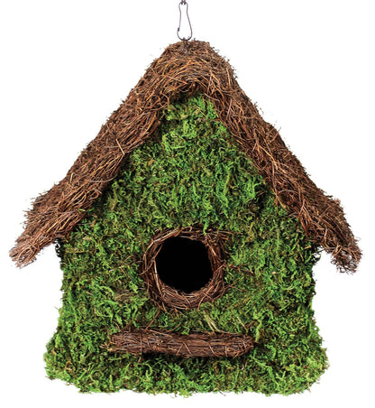 Woven Maison Moss Birdhouse - Happy Gardens