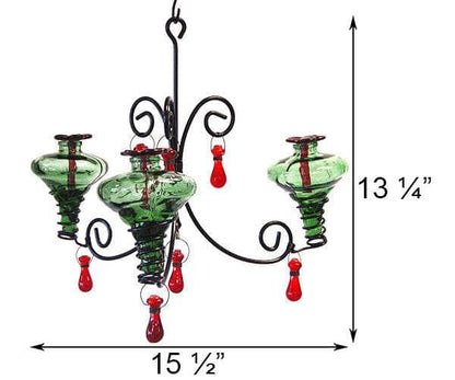 Mini-Blossom Chandelier, Green - Happy Gardens