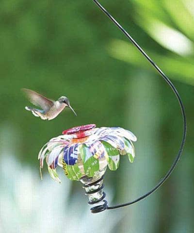 Sugar Shack Hummingbird Feeder w/ Hook - Happy Gardens