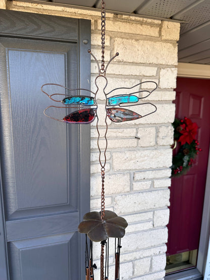 Dragonfly Pipes Wind Chime - Happy Gardens