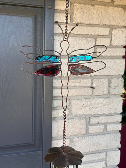 Dragonfly Pipes Wind Chime - Happy Gardens