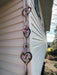 Flowers On Heart Hanging Ornament-Ornaments-Happy Gardens