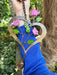 Flowers On Heart Hanging Ornament - Happy Gardens