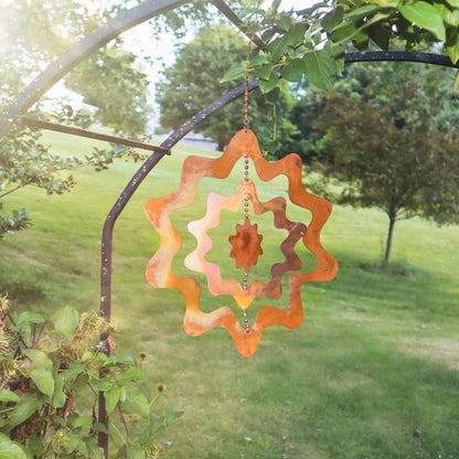 Happy Gardens - Hanging Sunburst Triple Spinner