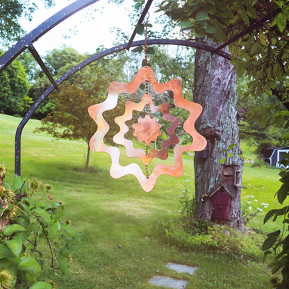 Happy Gardens - Hanging Sunburst Triple Spinner