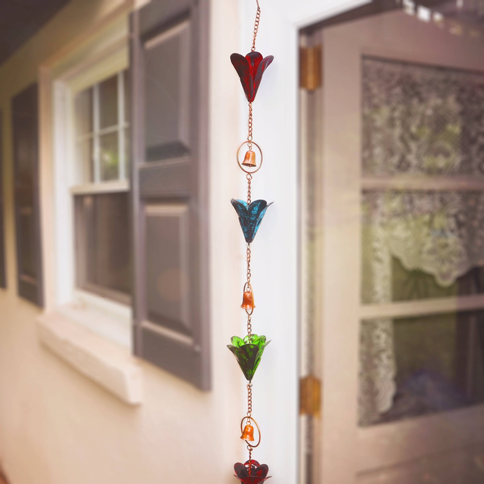 Multicolor Flower Hanging Ornament - Happy Gardens