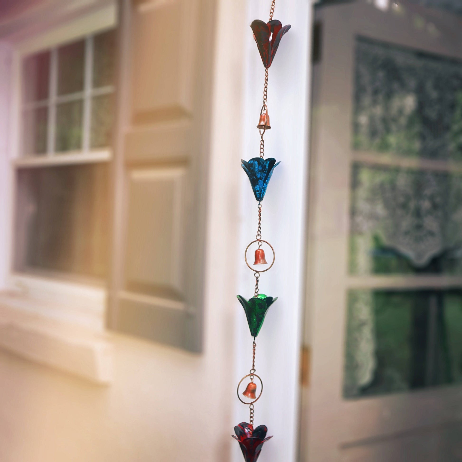 Multicolor Flower Hanging Ornament - Happy Gardens