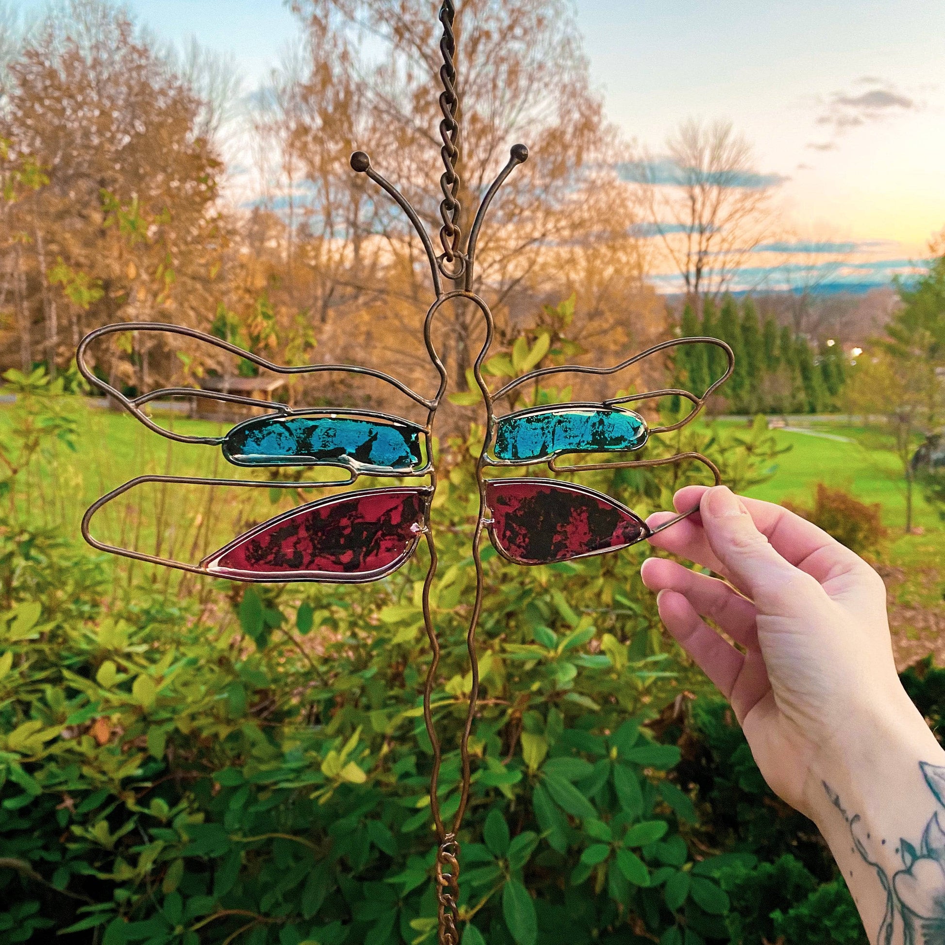 Dragonfly Pipes Wind Chime - Happy Gardens