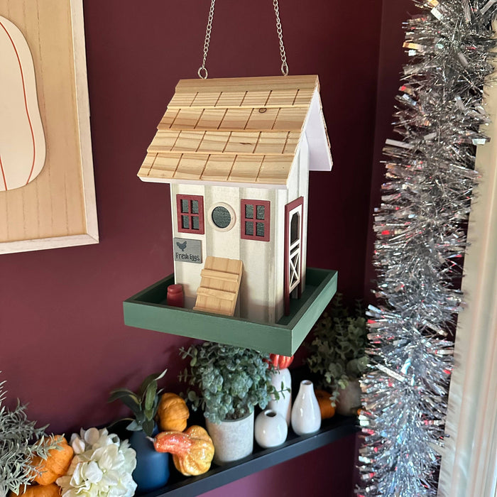  Chicken Coop Bird Feeder - Happy Gardens