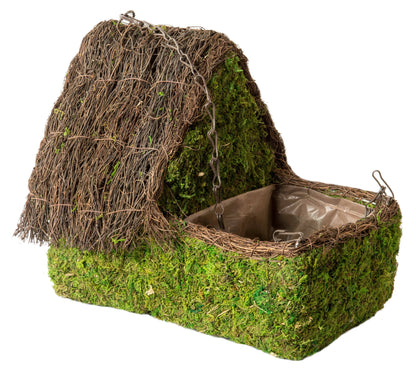 Woven Maison Plantable Moss Birdhouse - Happy Gardens