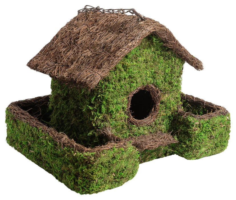 Plantable Maison Patio Moss Birdhouse - Happy Gardens