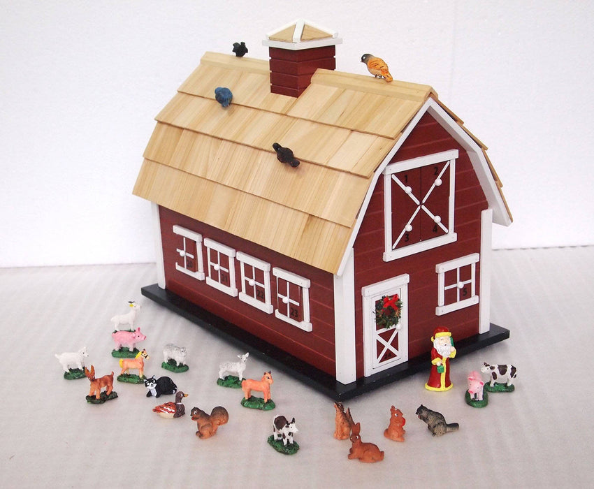 Barn Advent Birdhouse - Happy Gardens