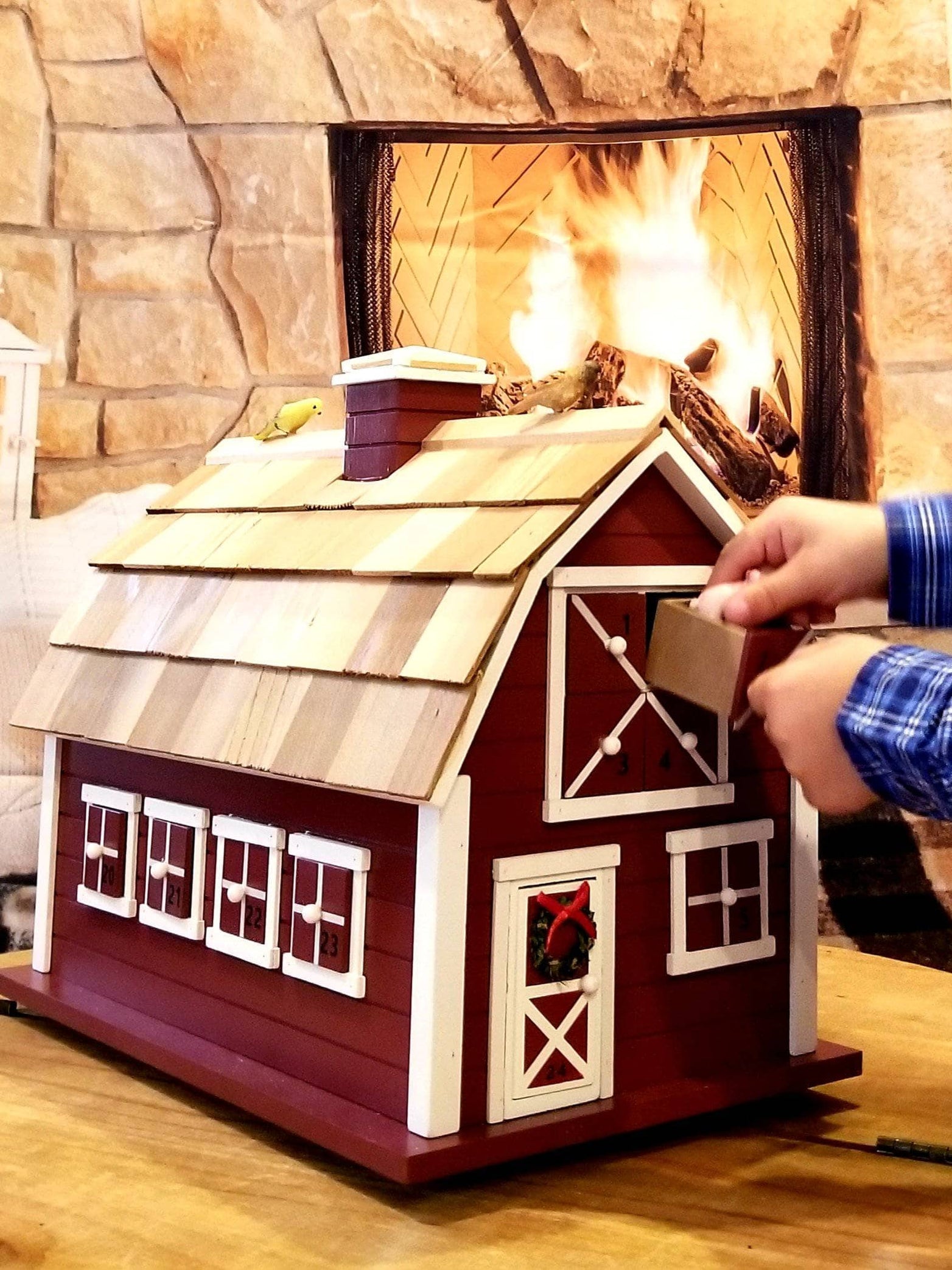 Birdhouse Barn Advent Calendar