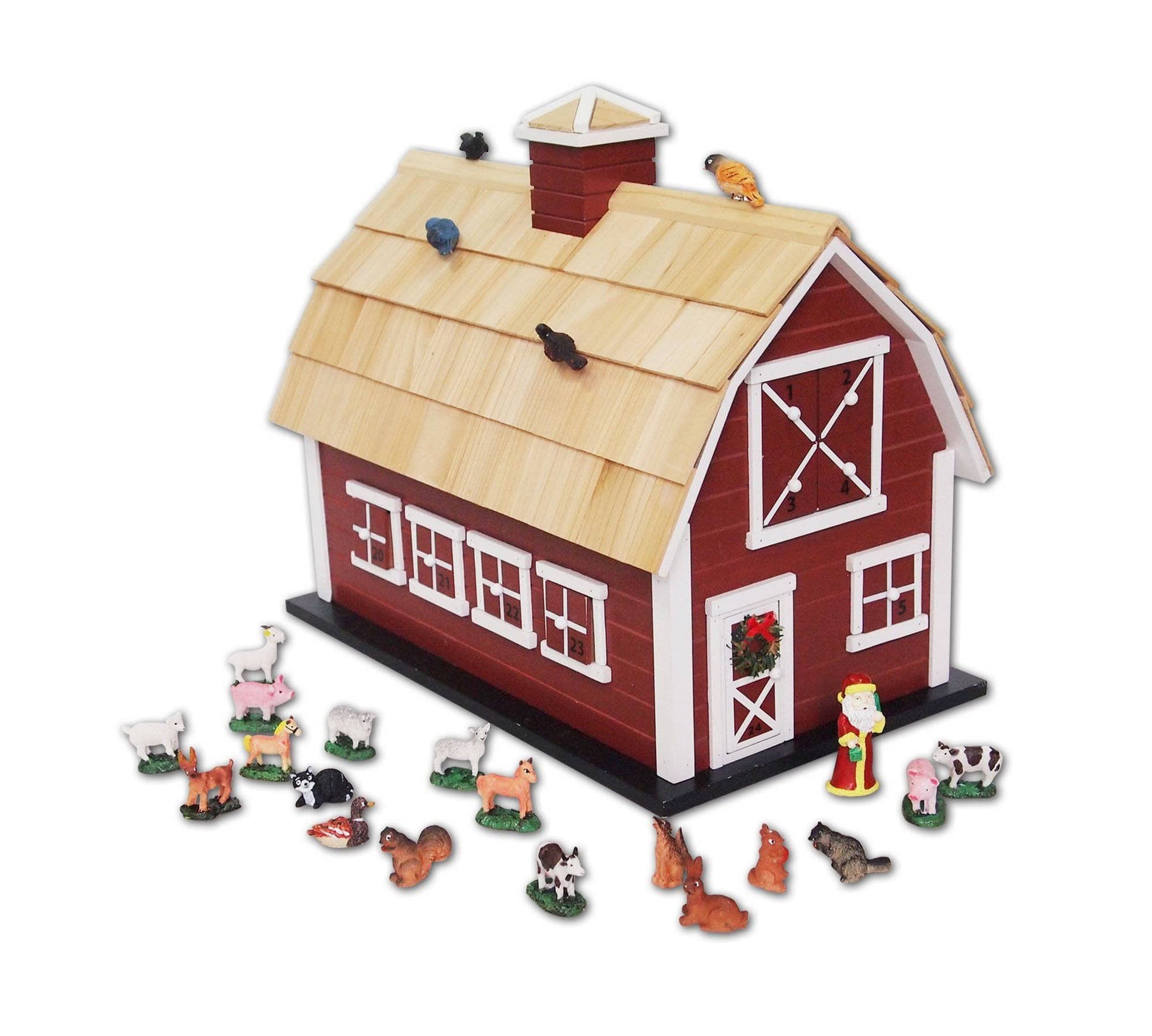Birdhouse Barn Advent Calendar