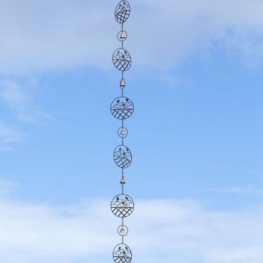 Basket Weave Rain Chain - Happy Gardens