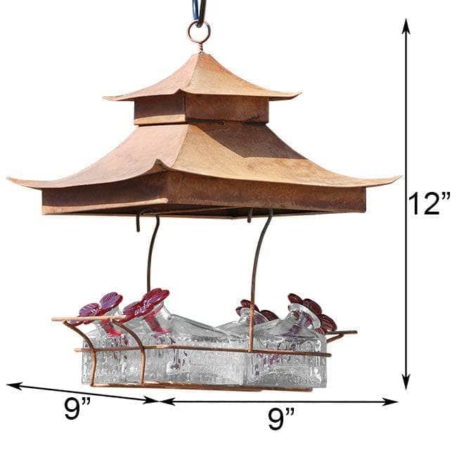 Basketweave Shelter Hummingbird Feeder