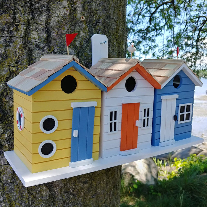 Happy Gardens - Brighton Beach Huts Birdhouse