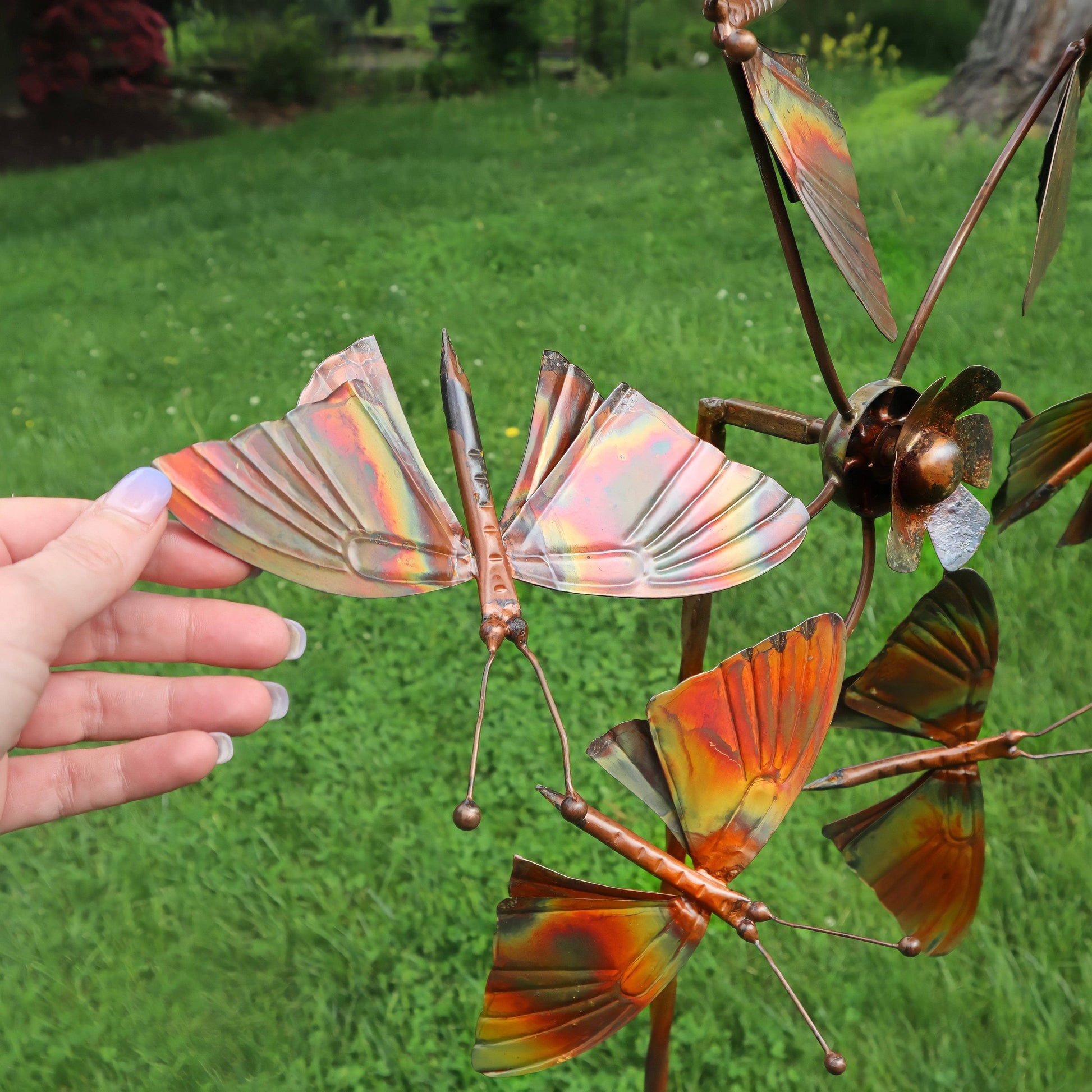 Happy Gardens - Butterflies Wind Spinner