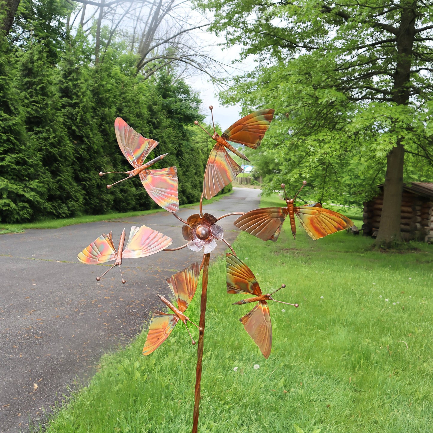 Happy Gardens - Butterflies Wind Spinner