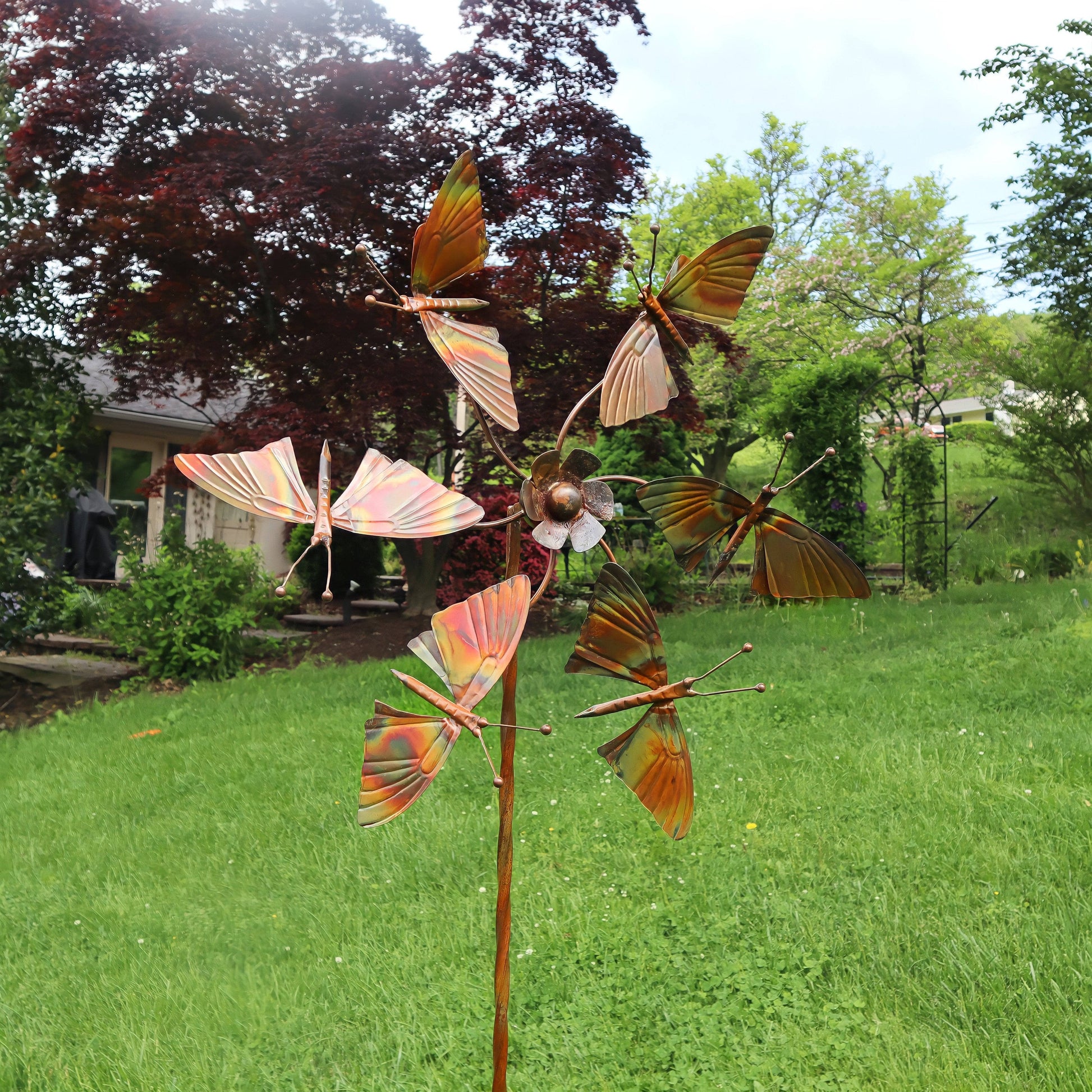 Happy Gardens - Butterflies Wind Spinner