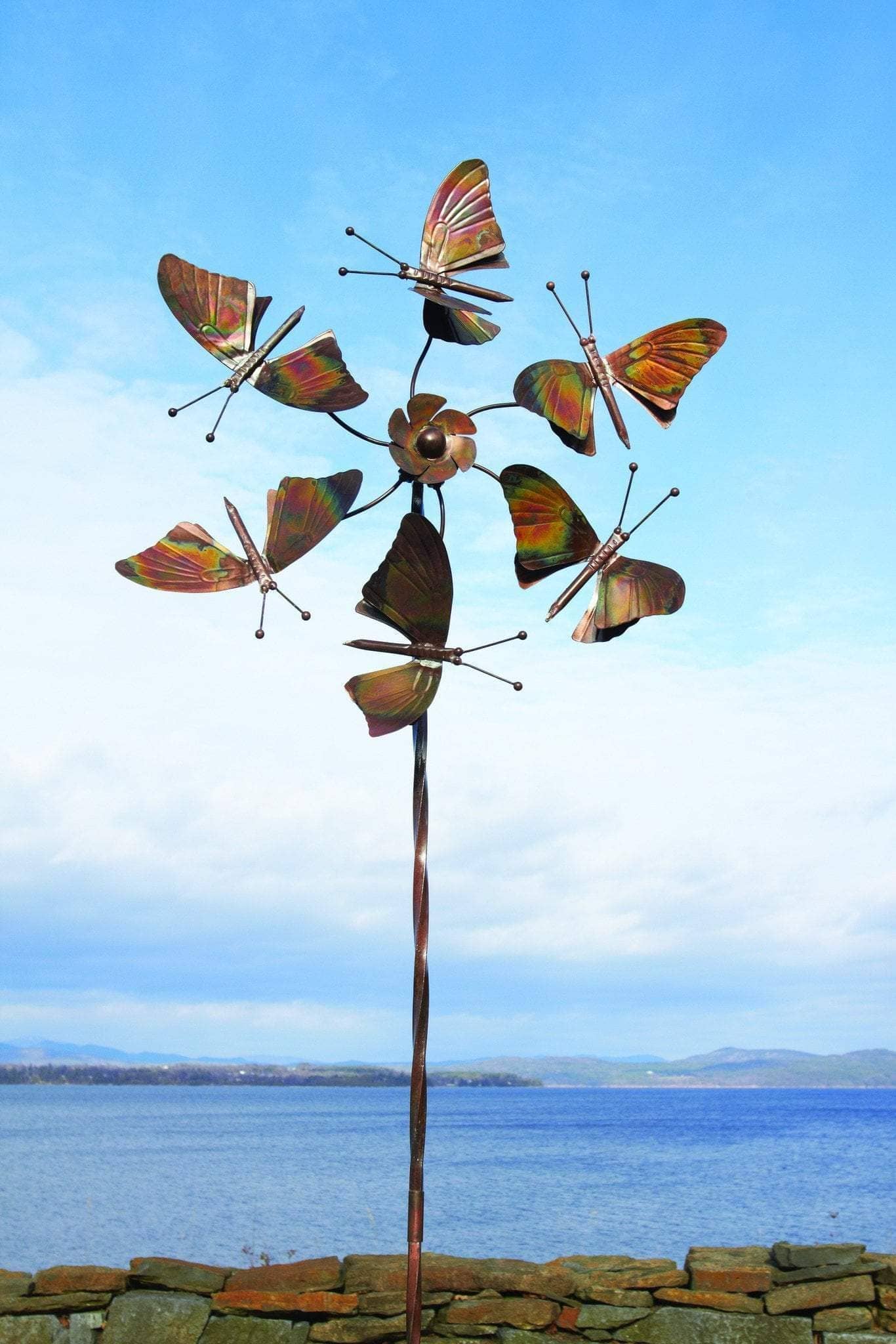 Happy Gardens - Butterflies Wind Spinner