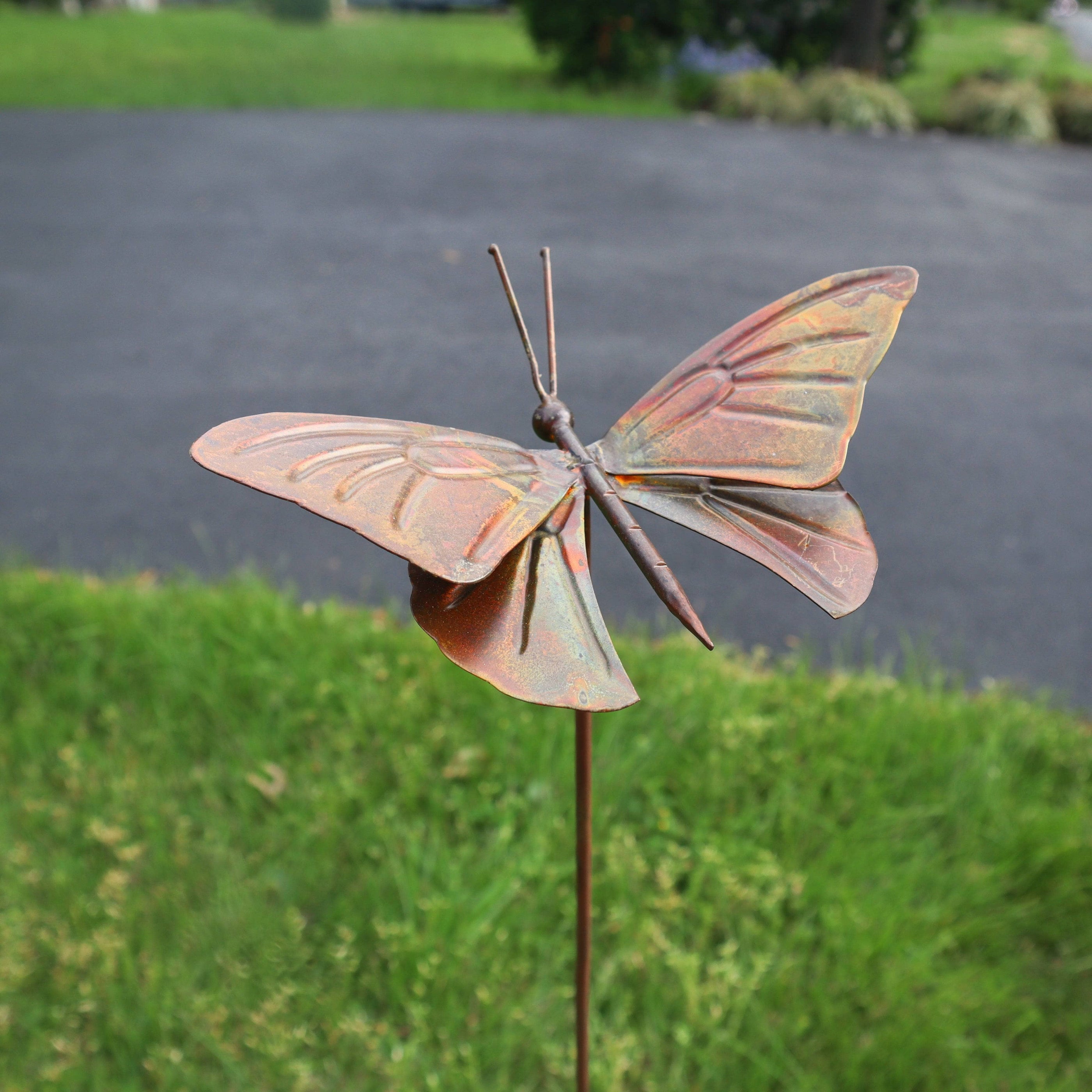 Creekwood Cottage Metal Butterfly Garden Stakes