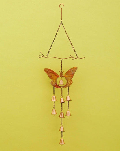 Happy Gardens - Butterfly with Bells Wind Chime