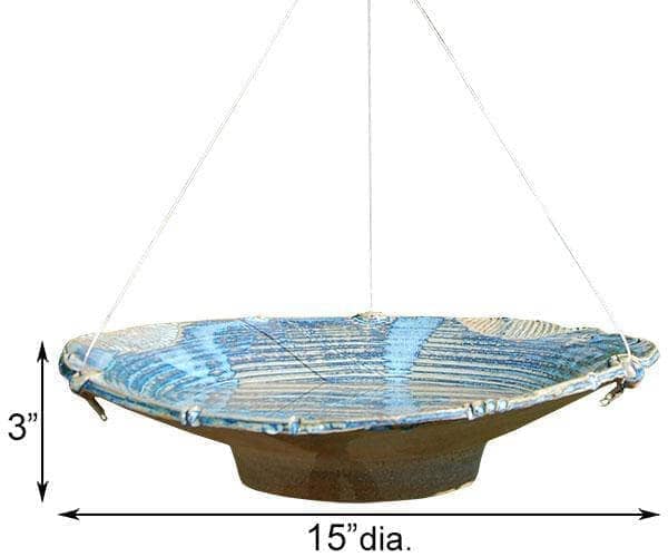 Ceramic Bird Bath - Happy Gardens