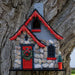 Charlevoix Stone Christmas Cottage with LED lights