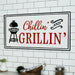 Chillin & Grillin Sign-Gardening Accessories-Happy Gardens