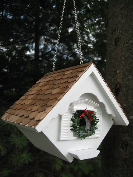 Happy Gardens - Sparrow Christmas Bird House