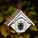 Happy Gardens - Sparrow Christmas Bird House